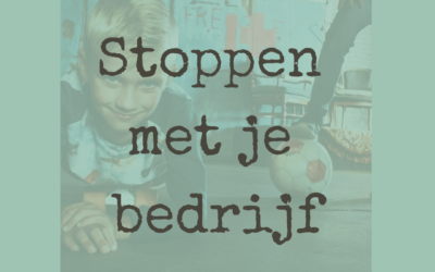 Stoppen met je bedrijf